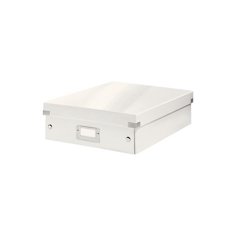 CAJA ORGANIZADORA MEDIANA CLICK & STORE WOW DE LEITZ, 85% CARTÓN RECICLADO