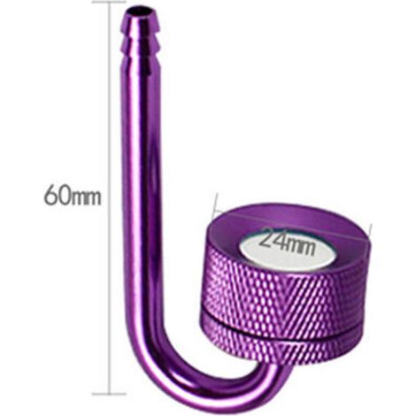 Aquarium Atomizer Diffuser System, Aquarium CO2 Diffuser, Aquatic Carbon Dioxide Reactor, Aquarium Plants (Purple)