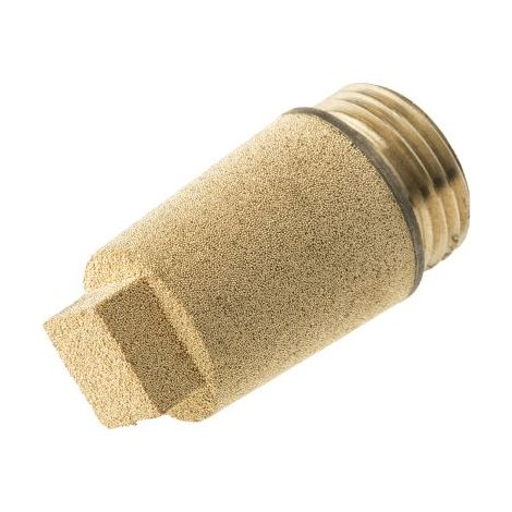 Silencieux pneumatique Legris Séries 0670, G 1/2 Mâle, Fileté, en Bronze fritté 12bar ( Prix pour Paquet de 10 )