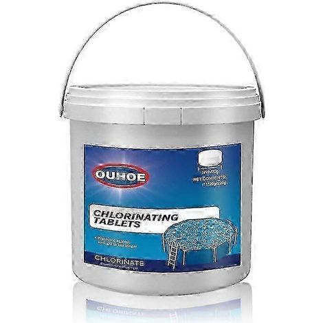 300 pastilles de chlore pour le nettoyage des piscines et des spas. avec distributeur flottant pour traitement de l'eau. (1/4)