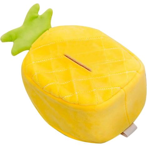 Caja de peluche con forma de fruta para el coche – dispensador de pañuelos de papel para visera de oficina, servilletas de papel decorativas