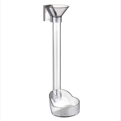 Tubo de alimentación ensamblado GABRIELLE, tubo de alimentación para acuario, dos posiciones de alimentación para peces superiores e inferiores (21-27,5 cm)