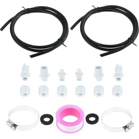 Deux ensembles Pour Hayward Clx220ga Cl220 hors Ligne chimique Feeder Connexion Lot avec selle Clamp- (1/4)