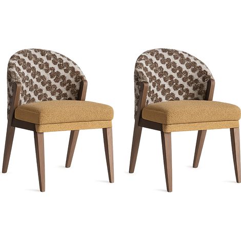 Lot de 2 chaises KESHA – Élégance classique et confort artisanal (1/5)