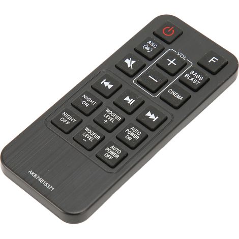 Reaktionsschnelle Ersatzfernbedienung für die Soundbar SJ3 SP4 SK4D SK3D SL3D SH3K LAS465B (1/5)