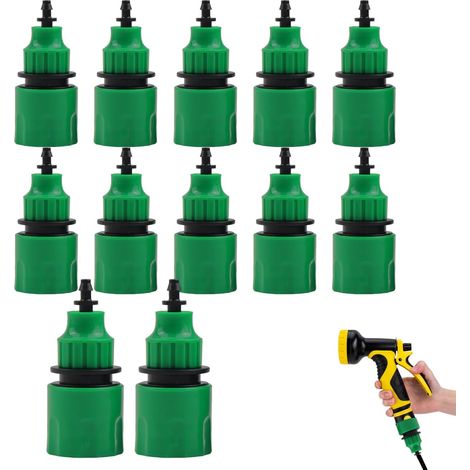 12er-Set Kunststoff-Schlauchverbinder 4/7 und 8/11mm, Bewässerung (1/5)