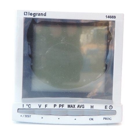 Centrale de mesure modulaire multifonction 96X96X60mm écran LCD pose sur porte ou plastron PMD EMDX3 PREMIUM LEGRAND 014669 (1/2)