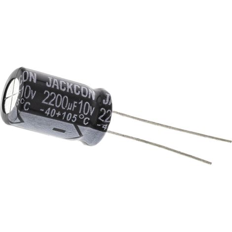 Condensateur RS PRO 2200µF, 10V c.c.
