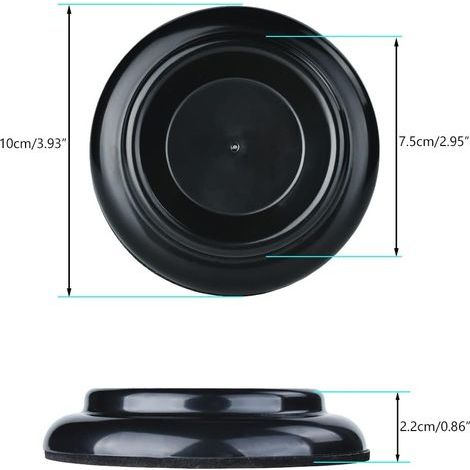 Zhioudz Protections de Sol Pour Piano Caster Cups Pour Pieds de Piano, 4 Tampons de Protection Pour Pieds de Meuble, UtiliséS Pour ProtéGer Les Sols Et Les Tapis Des Roulettes de Piano (1/4)