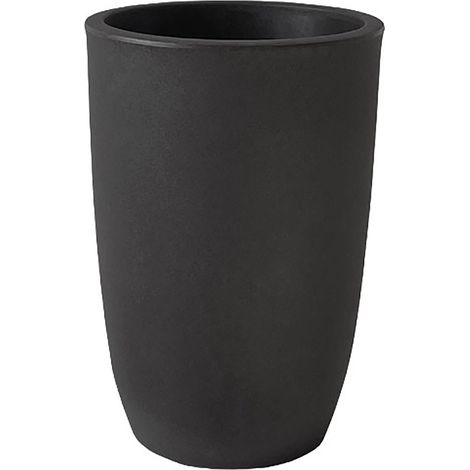 Vaso Ø30x45 cm in Polietilene Meti 30 Antracite (1/3)