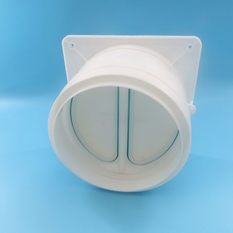 Clapet anti-retour pour tuyau PVC 160 mm, hotte de cuisine, dispositif anti-refoulement pour conduit de fumée public, clapet anti-fumée, clapet anti-retour d'évacuation des gaz d'échappement