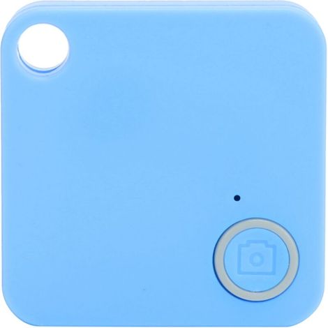Bluetooth-Tracker mit Diebstahlsicherung, Objektortungsgerät für Schlüssel, Geldbörse, Kinder und Haustiere mit Diebstahlalarm (Blau)