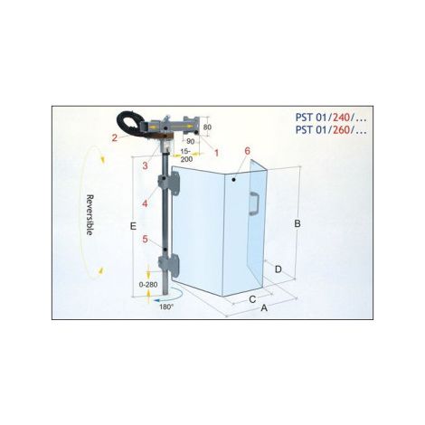 Protección de seguridad para mortajadora PST 01/260