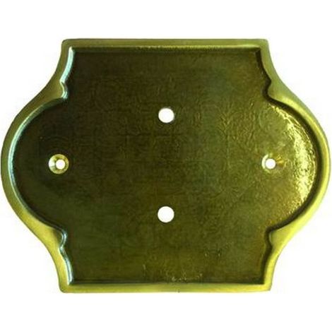 Targa Portanumeri Ottone Bronzato 1 Posto