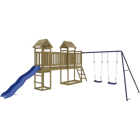 Outdoor Playset Impregnated Wood Pine vidaXL (1/5)