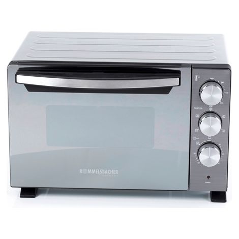 Rommelsbacher BGS 1400 horno tostador negro y plata 22L (1/4)