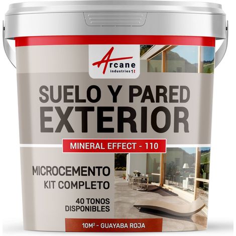 Microcemento para exteriores: suelos, muros, terrazas, balcones, escaleras