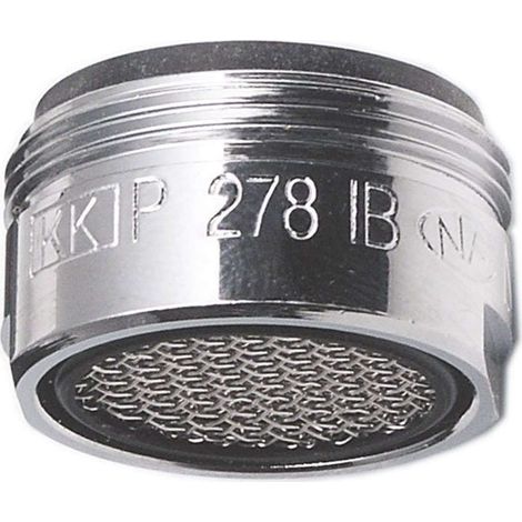 Aérateur de robinet mâle M28x1, chromé (1/2)