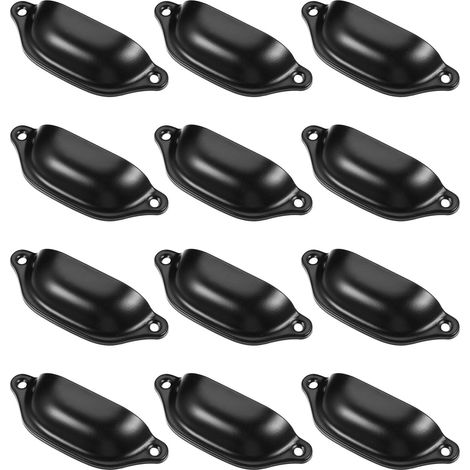 Lot de 16 Boutons de Meuble en Métal Forgé Vintage, Poignées Industrielles Pratiques et Solides pour Placard ou Tiroir, Style Simple et Délicat pour Décoration Intérieure (1/5)