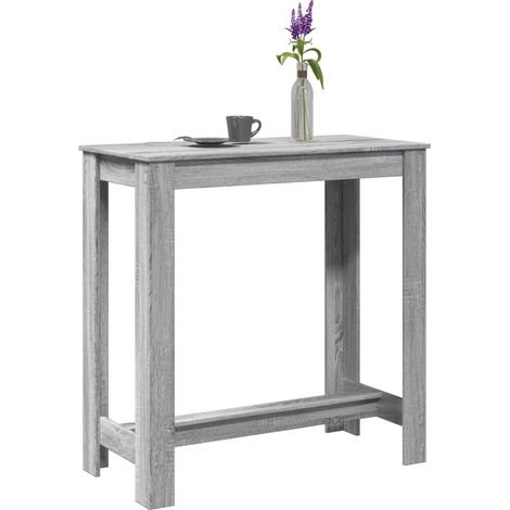 Bartisch Grau Sonoma 102x50x103,5 cm Holzwerkstoff
