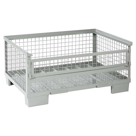 Semicassa in rete con porta - Carico mass. 1000 kg. - CPM25PM