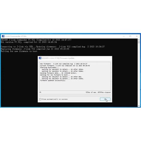 JTAG debugging tool for the ARM J-Link V12 simulator and the STM32 microcontroller