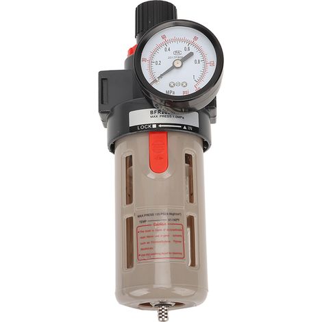 Régulateur filtre air comprimé G1/4 60ml séparateur eau huile alliage aluminium filtre compresseur (1/5)