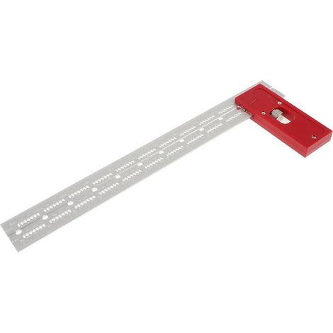 Règle Forme de Règle de Menuisier pour Travail du Outil de Traçage Gabarit de Perçage pour Portes et Projets (1/5)