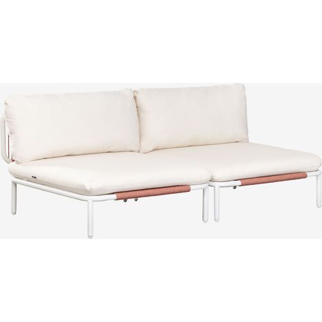 Sofá modular de jardín de 2 piezas en acero Roubly SKLUM        (1/5)