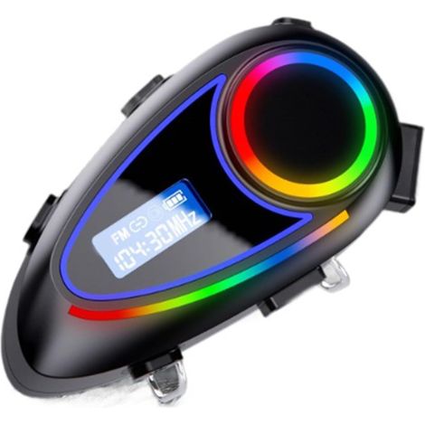 Motorcycle Headset Enceinte, écouteur de Casque, Musique Stéréo HiFi, IP65 Imperméable, 5.4, Prend en Charge Les Appels, la Fonction FM (1/5)