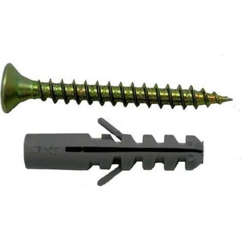 Cheville vis stoker plug and screw anchor expansion capacité 7 unités