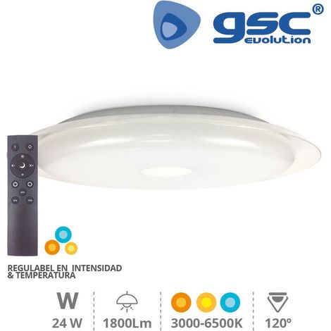 Plafon techo Venus 24W 3000K a 6500K regulable GSC 203605007 (1/3)
