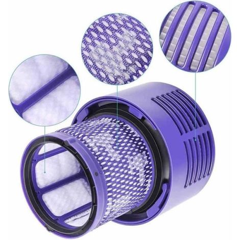 Filtres pour Dyson V10,Filtre rechange pour Dyson V10 Cyclone Series, V10 Absolute, V10 Animal, SV12, remplace DY-969082-01 (V10) (1/3)