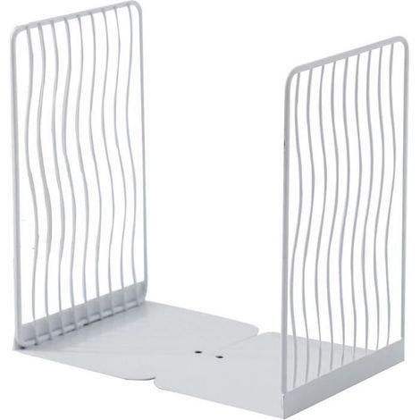 Serre Livre - Minimalist - Metal - White - 21x20x13.5cm - Adjustable (1/4)