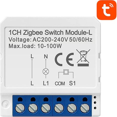 Interruttore intelligente ZigBee da incasso Avatto LZWSM16-W1 senza neutro TUYA (1/3)