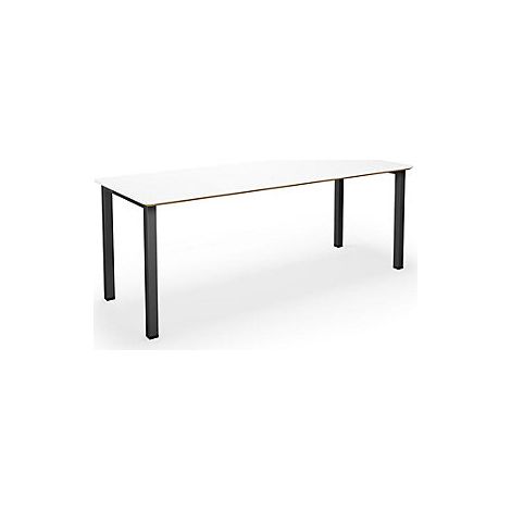 Mesa multiusos DUO-U Trend  tablero recto  esquinas redondeadas