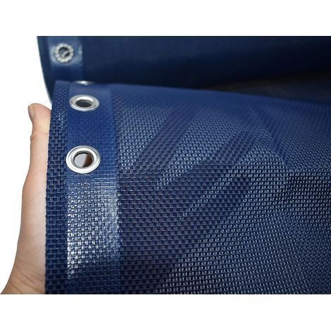 Housse de rechange 160 x 43 cm + cordons de rechange pour chaise Zero Gravity / chaise longue / chaise de jardin Kit de réparation Bleu (1/4)