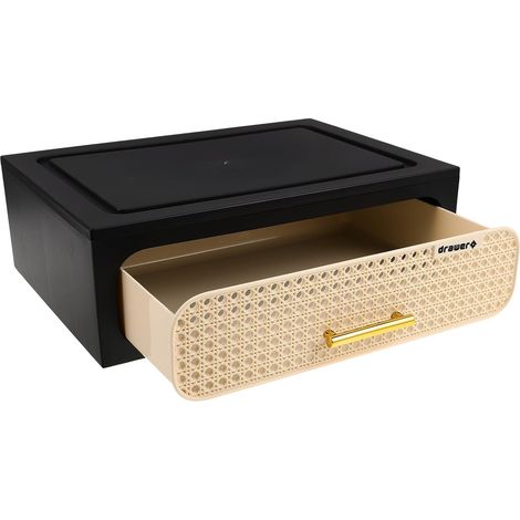 Boîte de rangement à tiroir pour maquillage, pour une coiffeuse ou un comptoir, rangement anti-poussière pour les rouges à lèvres (1/5)