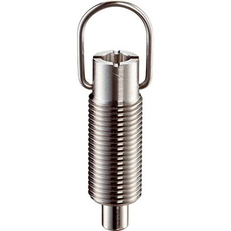 Boulon de verrouillage, avec bague de traction/avec système de blocage d1 = 6 mm / d2 = M12 / acier inoxydable (1/2)