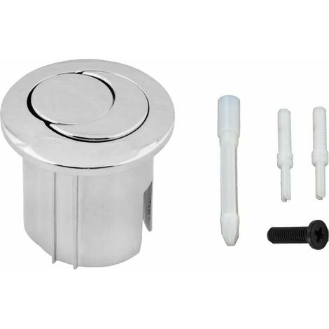 Bouton de chasse d'eau à double pression demi-lune à course courte style D2D AH0001800R Compatible avec le bouton-poussoir de réservoir de chasse d'eau ROCA D2D 822043001 (1/5)