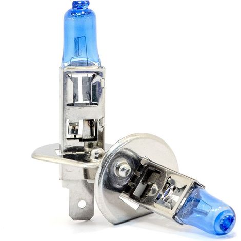EinParts Bombillas Halógenas H1 12V 5000K Blanco 55W P14.5S, 2 piezas (1/3)