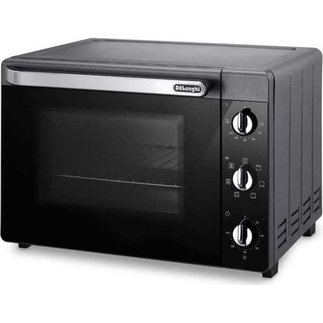 Mini-four - Chaleur tournante - Tournebroche - DELONGHI - EO40123.S - Noir - 40 L - 51,5 x 44 x 36 cm - 2000 W (1/5)