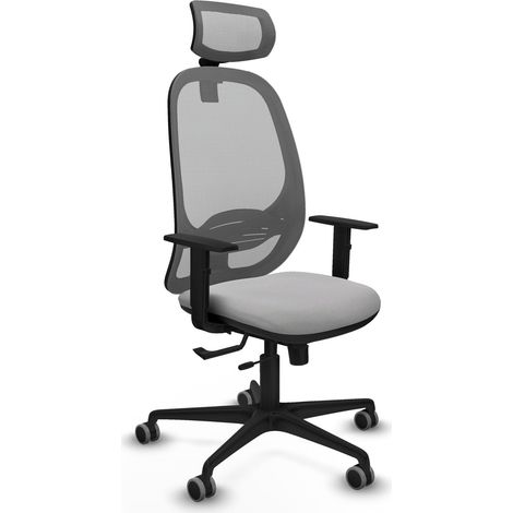 Silla de oficina piqueras y crespo Cilanco gris claro marco madera (1/2)