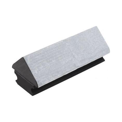 L'Outil Parfait – Cale à poncer d’angle 72x246 mm – Conception ergonomique monobloc – Mousse ferme avec bande velcro – Abrasifs auto-agrippants disponibles