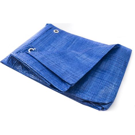 Trade Shop - Cubierta De Lona Con Ojales Resistente Al Agua Para Todo Uso 3 4 6 Mt -     -3x5 Mt  - (1/2)