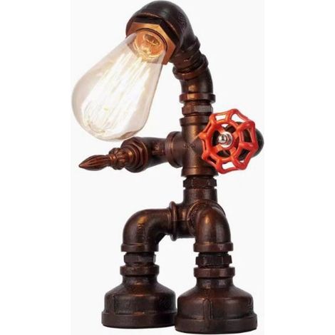 Suspension Industrielle - Lustre Rétro en Fer - Douille E27 - 60 W Max - Adaptée Intérieur Salon Chambre Bureau - Lot de 1 (1/5)
