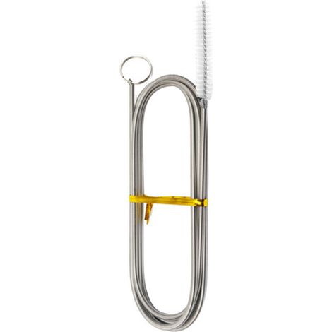 Déboucheur évier réfrigérateur Acier inoxydable Brosse de nettoyage pour canalisation et accumulation d'eau (1/2)