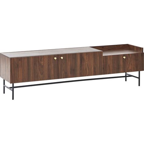 TV Stand LISMORE Dark Brown