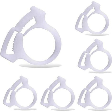 6 pièces B15 pinces de fixation du tuyau de balayage de piscine, convient pour le nettoyeur de piscine 180 280 360 380 480- (1/4)