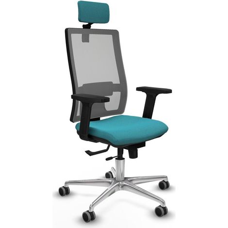 Piqueras y Crespo Horna Chaise de bureau turquoise confortable (1/3)